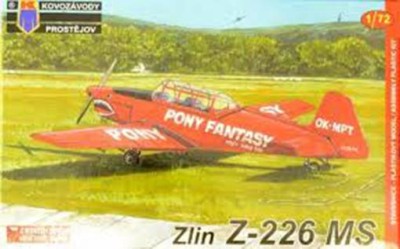 Kovozavody Prostejov 72005 Zlin Z-226 MS (2x camo) 1/72