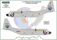 Model Maker Decals D72030A Lockheed C-130 Hercules 30TH Anniversary in Belgian Air Force 1/72