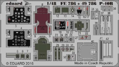 Eduard 49786 P-40B 1/48