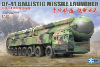 Takom SP-9002 DF-41 BALLISTIC MISSILE LAUNCHER 1/72