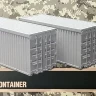 Armada Hobby M72302 20 ft Container - 2 pcs. (resin kit) 1/72