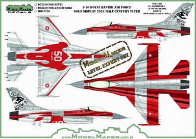 Model Maker Decals MD32230 General-Dynamics F-16AM 1/32