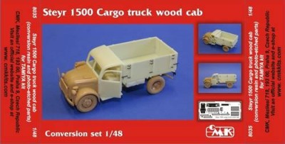 CMK 8035 Steyr 1500 Cargo Truck wood cab. for TAM 1/48