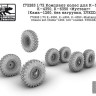 SG Modelling f72283 172 Комплект колес для К-5350, К-4350, К-6350 "Мустанг" (Кама-1260, без нагрузки, ZVEZDA) 1/72