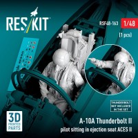 Reskit F48163 A-10A Thunderbolt II pilot sitting in ACES II 1/48