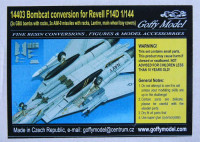 Goffy Model GOFM14403 1/144 F-14 Bombcat conversion set (REV)