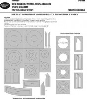 New Ware NWA-M0618 1/48 Mask B.Blenheim Mk.IF NAT.INSIGNIA (A09186)