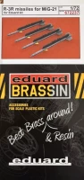 Eduard 672237 BRASSIN R-3R missiles for MiG-21 (EDU) 1/72