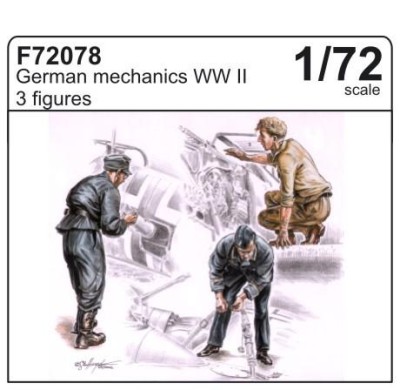 CMK F72078 German Mechanics (3 fig. ) 1/72