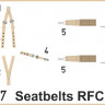 Eduard 73027 Seatbelts RFC WWI SUPER FABRIC