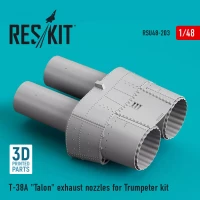 Reskit U48203 T-38A 'Talon' exh. nozzles (TRUMP) 3D Printed 1/48