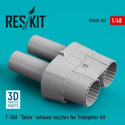 Reskit U48203 T-38A 'Talon' exh. nozzles (TRUMP) 3D Printed 1/48