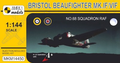 Mark 1 Models MKM-14450 Bristol Beaufighter Mk.IF/VIF (4x camo) 1/144