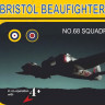Mark 1 Models MKM-14450 Bristol Beaufighter Mk.IF/VIF (4x camo) 1/144