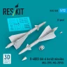 Reskit 72528 R-40RD (AA-6 'Acrid') missiles (2 pcs.) 1/72