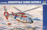 Trumpeter 02816 Helicopter - SA365N Dauphin 2 1/48