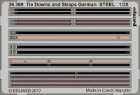 Eduard 36369 Tie Downs and Straps German STEEL 1/35