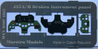 Maestro Models MMCP-4802 1/48 J35A/B early instrument panel w/o radar scr.