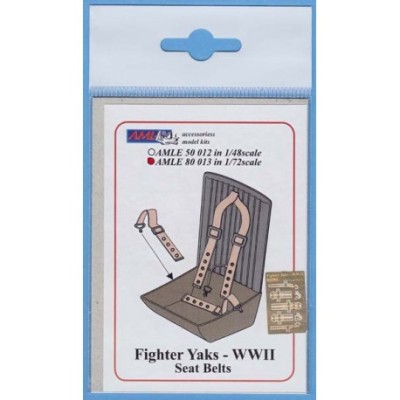 AML AMLE80013 Seatbelts Fighter Yaks WWII (PE set) 1/72