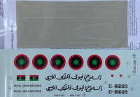 LF Model C48110 Decals T-33 Shooting Star over Libya (+mask) 1/48