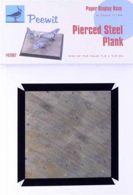 Peewit PW-P142007 1/144 Paper Display Base - PIERCED STEEL PLANK
