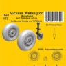 CMK SP7524 Vickers Wellington Mainwheels&Tailwheel w/leg 1/72