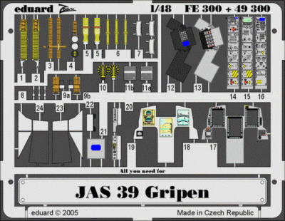 Eduard FE300 JAS-39 Gripen ITA