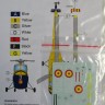 LF Model C7242 Decals for Sikorsky H-19B over Spain (ITAL) 1/72