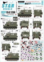 Star Decals 35-C1266 Israeli AFVs # 12.M577 Mugaf Command Post in IDF service 1/35