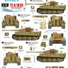 Star Decals 72-A1020 Western Front Pz.Kpfw.VI Tigers # 2. 2. and 3. Kompanie s.SS-Pz.Abt 101, in Normandy France 1944 1/72