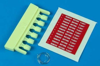 Aerobonus 480026 AIM 9 L/M/N seeker head cover with R.B.F flags - late 1/48