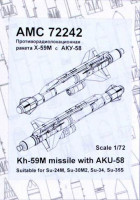 Advanced Modeling AMC 72242 Kh-59M missile with AKU-58 (2+2 pcs.) 1/72