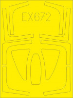 Eduard EX672 Mask 1/48 F-14D (AMK)