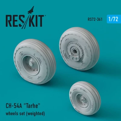 Reskit RS72-361 CH-54A 'Tarhe' wheels set (weighted) 1/72