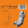 CMK P48027 F-16C Seat (KIN) 3D-Print 1/48