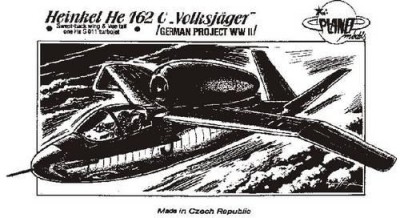 Planet Models PLT010 Heinkel He 162C 1/72