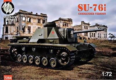 Military Wheels MW7264 САУ СУ-76И с командирской башней 1:72
