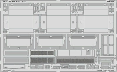 Eduard 36481 SET KV-2 (TAM) 1/35