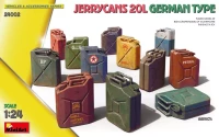 Miniart 24002 Jerrycans 20L German Type (12 pcs.) 1/24