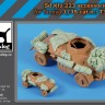 Black Dog T35278 Sd.kfz.223 accessories set (designed to be used with Tamiya kits) 1/35