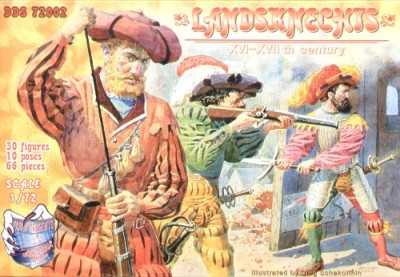 Orion DDS72002 Landsknechts XVI-XVIIth century Set 1 1/72