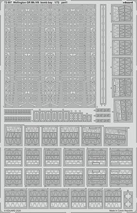 Eduard 72697 SET Wellington GR Mk.VIII bomb bay (AIRF)