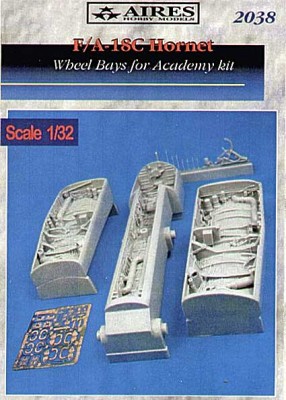 Aires 2038 F/A-18C/D Hornet wheel bay 1/32