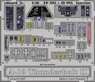 Eduard 49395 A-10 interior HBS