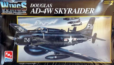 AMT 8622 Douglas Ad-4W Skyraider 1/48