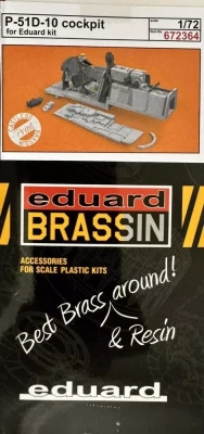 Eduard 672364 BRASSIN P-51D-10 cockpit PRINT (EDU) 1/72