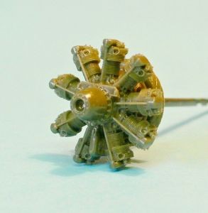 Radial Engines &amp; Wheels REW-72016 1/72 Bristol Mercury (Radial Engine)