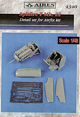 Aires 4340 Spitfire F Mk. 22 detail set 1/48