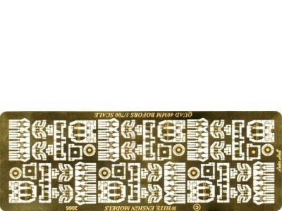 White Ensign Models PE 0771 QUAD BOFORS, USN Mounts (x6) 1/700