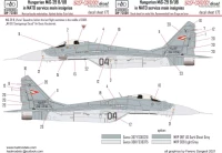 HAD DW72008 Decal MiG-29B/UB in NATO service (dry-water) 1/72